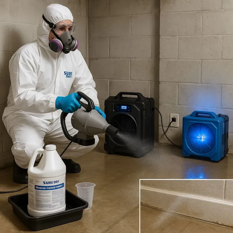 Sanitization and Odor Removal process in Bradley Gardens, NJ