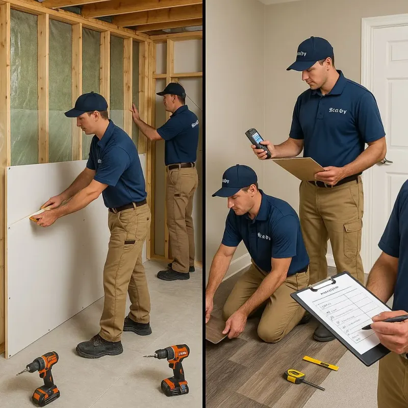 Repairs and Reconstruction process in Bradley Gardens, NJ