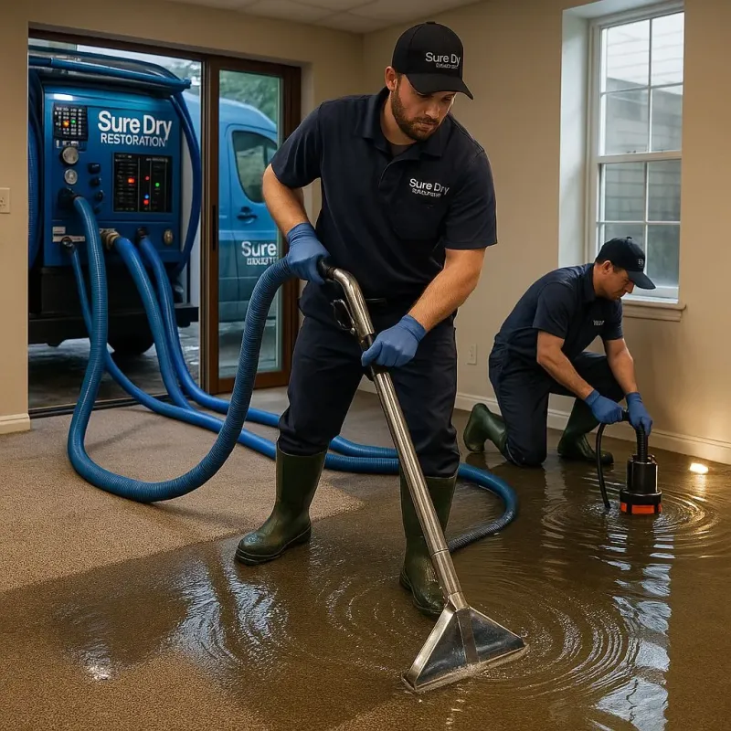 Water Extraction and Removal process in Bradley Gardens, NJ